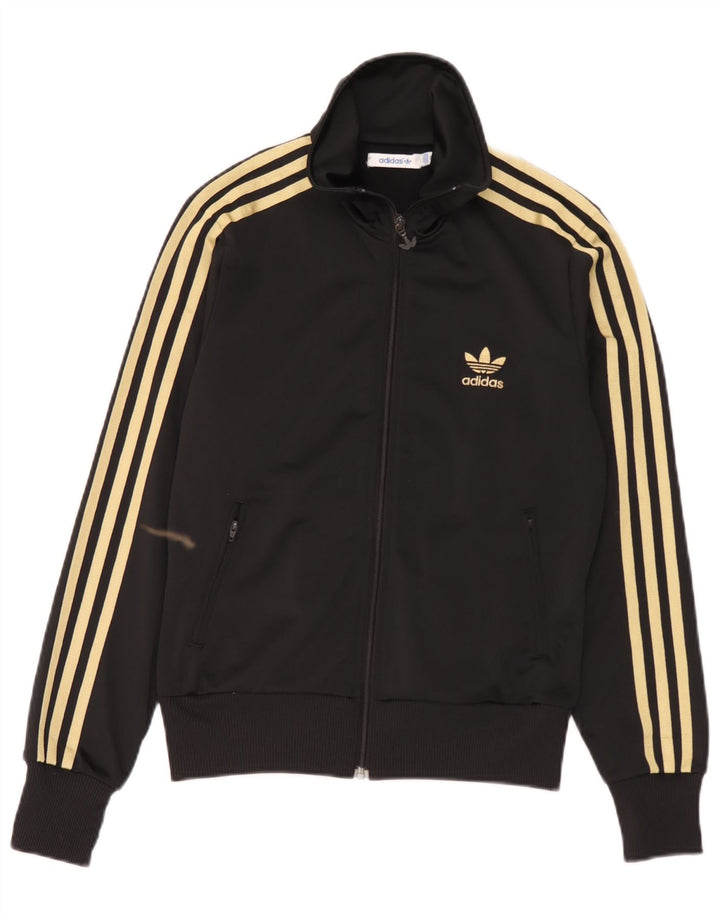 Giacca da ginnastica grafica da donna Adidas EU 38 media nera