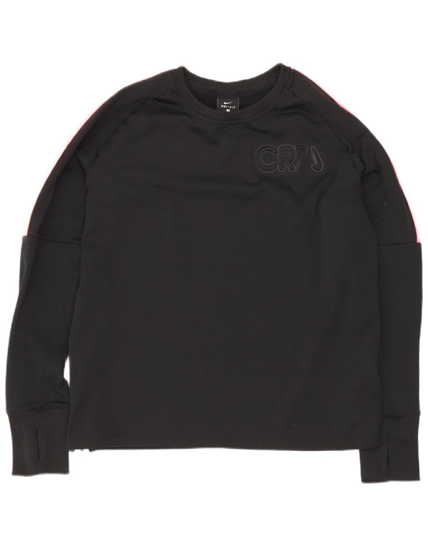 Felpa con grafica Nike CR7 da ragazzo, 13-14 anni, XL, colore nero