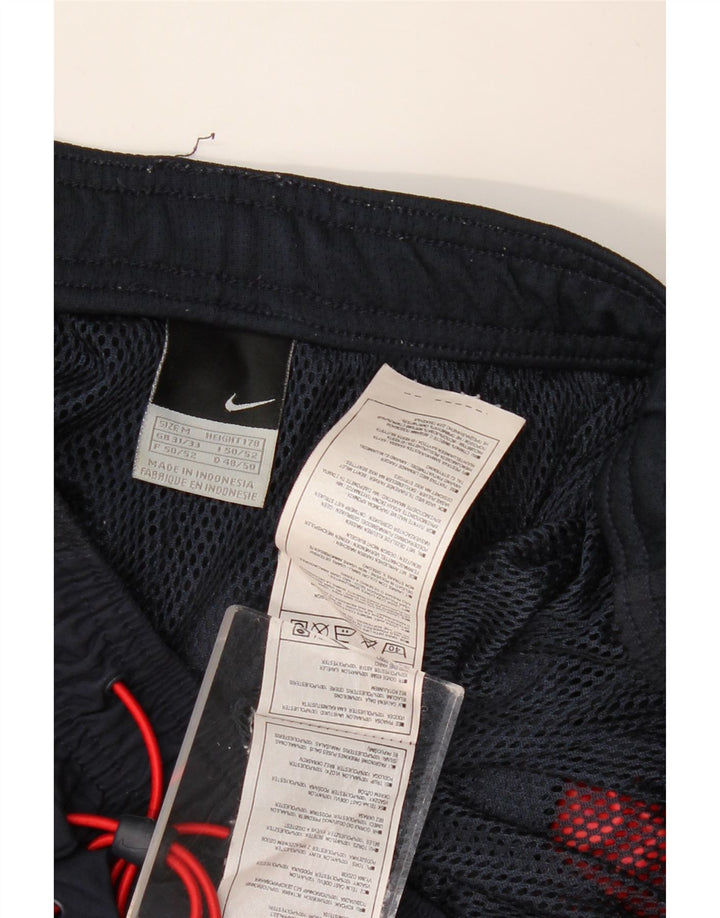 NIKE Pantaloni da tuta Capri da uomo in nylon color block medio blu navy