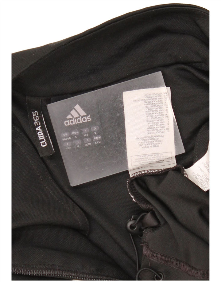 Top della tuta pullover Adidas Clima 365 da uomo UK 44/46 grande nero
