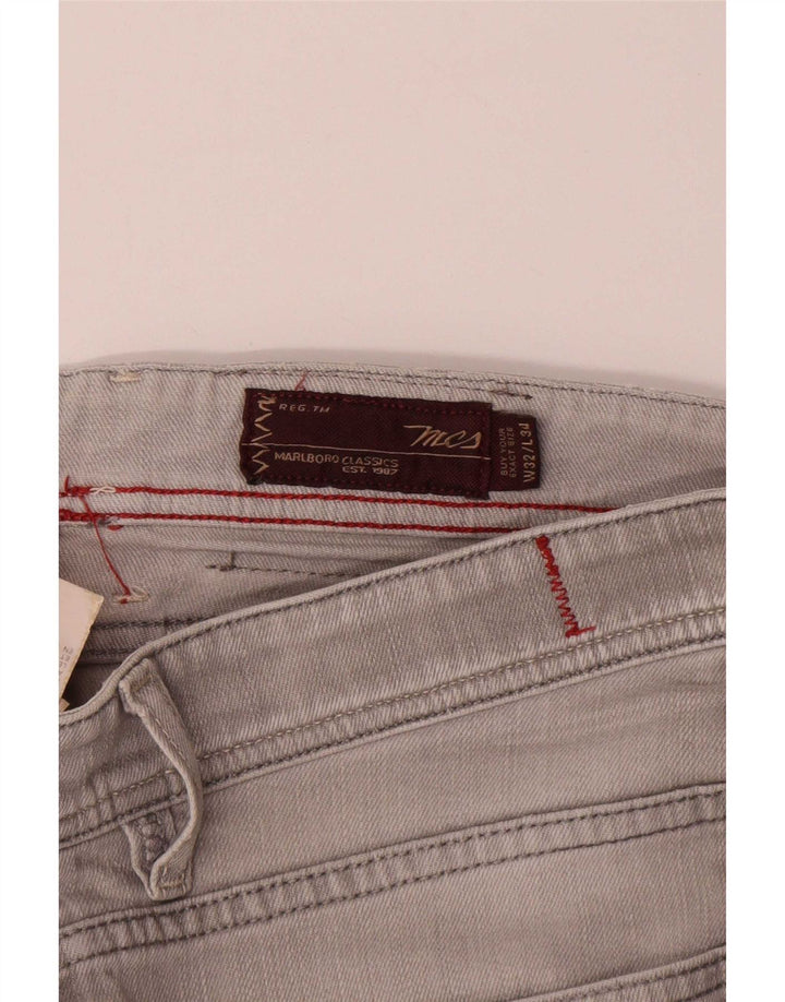 Jeans dritti da uomo Marlboro Classics W32 L31 cotone grigio