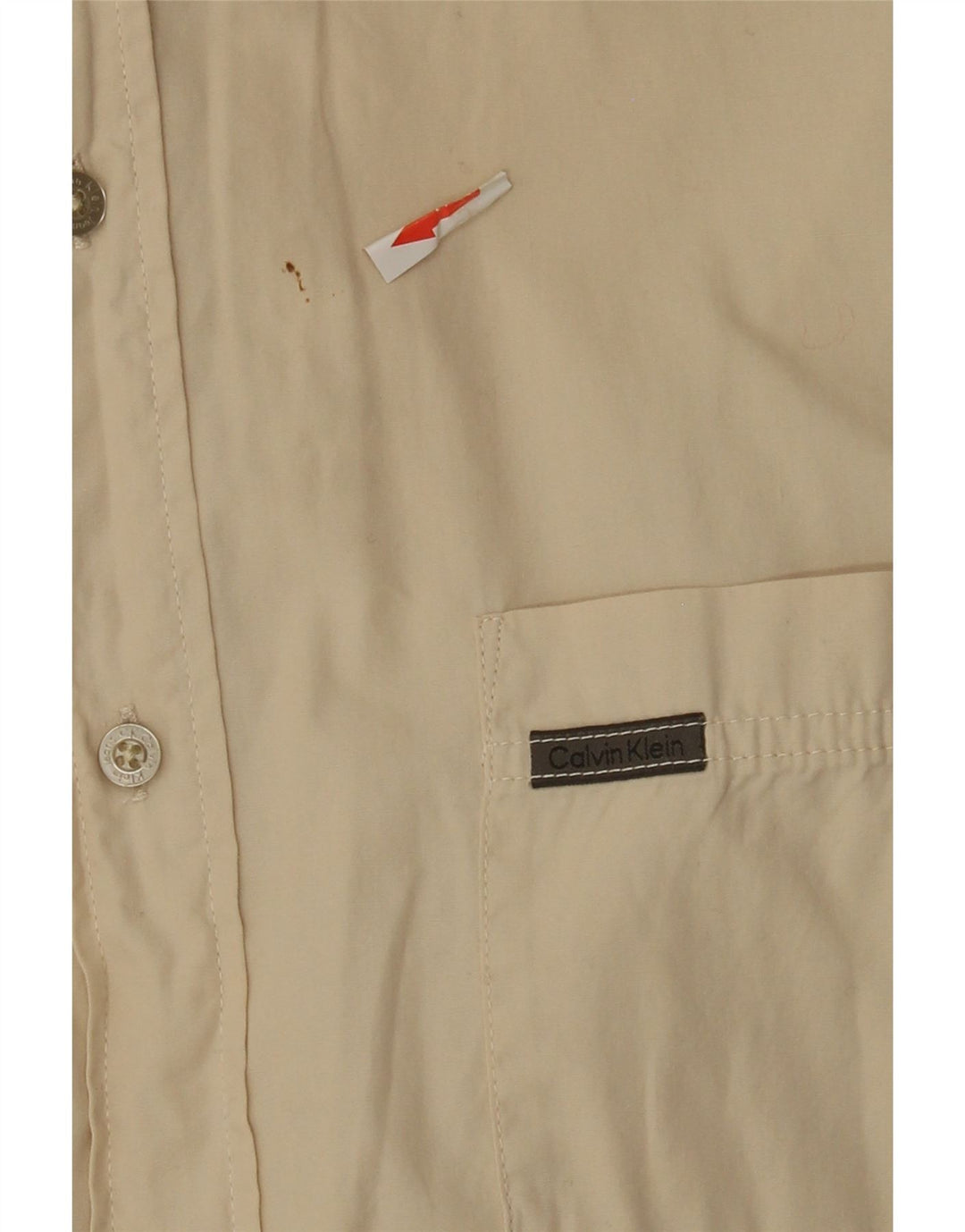 Camicia da uomo Calvin Klein Jeans XL Beige