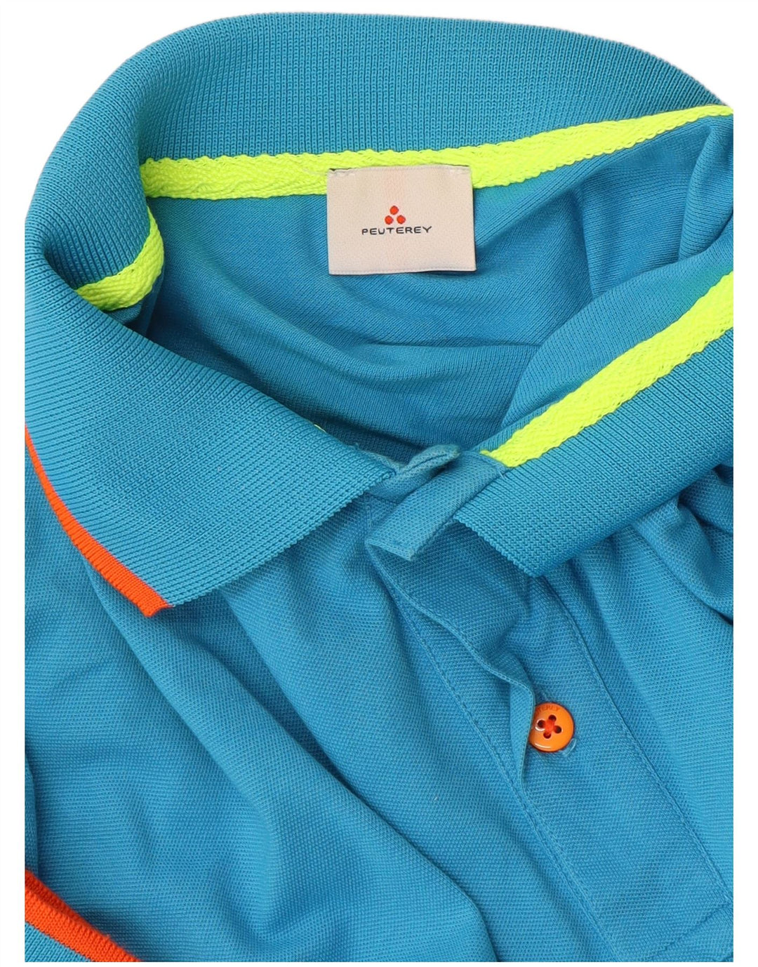 Polo Uomo PEUTEREY Blu Medio Cotone