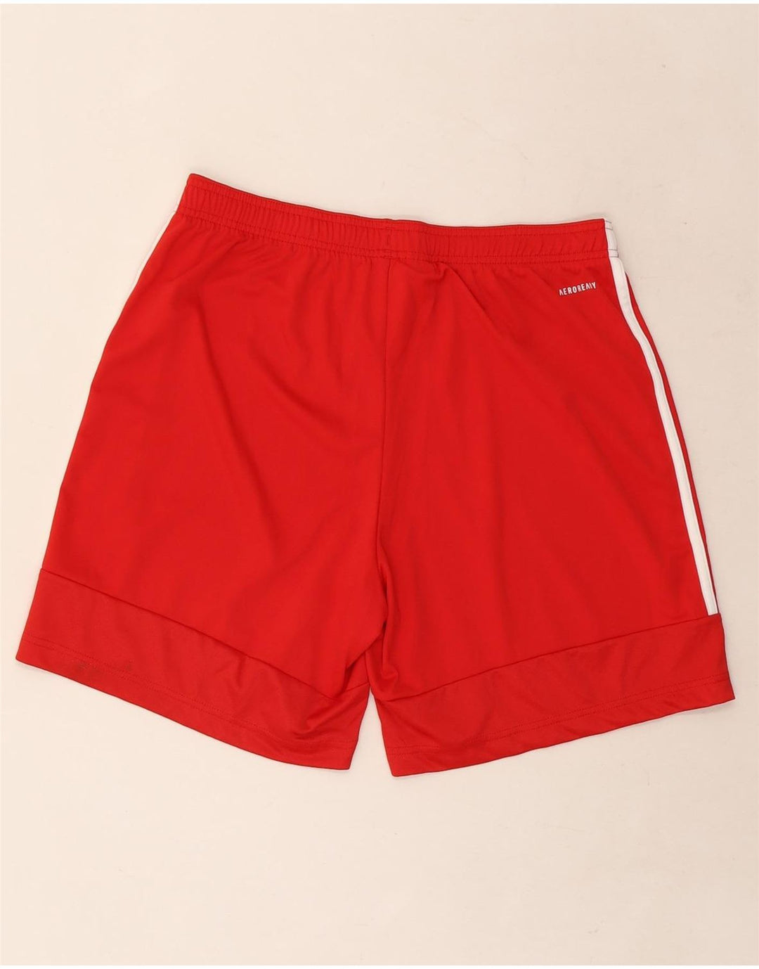 Pantaloncini sportivi Adidas Aeroready da uomo in poliestere rosso medio