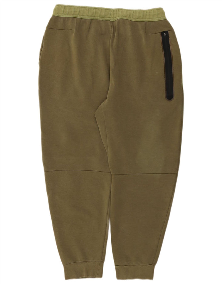 NIKE Pantaloni da tuta da uomo Joggers Large Khaki Colourblock Cotton