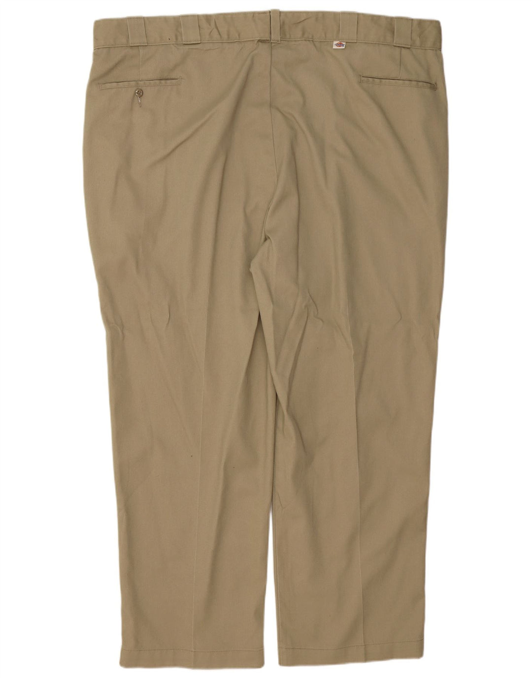 DICKIES Pantaloni chino dritti da uomo W50 L30 cotone kaki