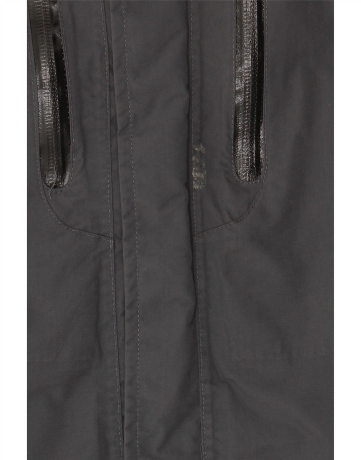 Giacca antipioggia da uomo Jack Wolfskin vestibilità ampia UK 34 Small Grey Colourblock