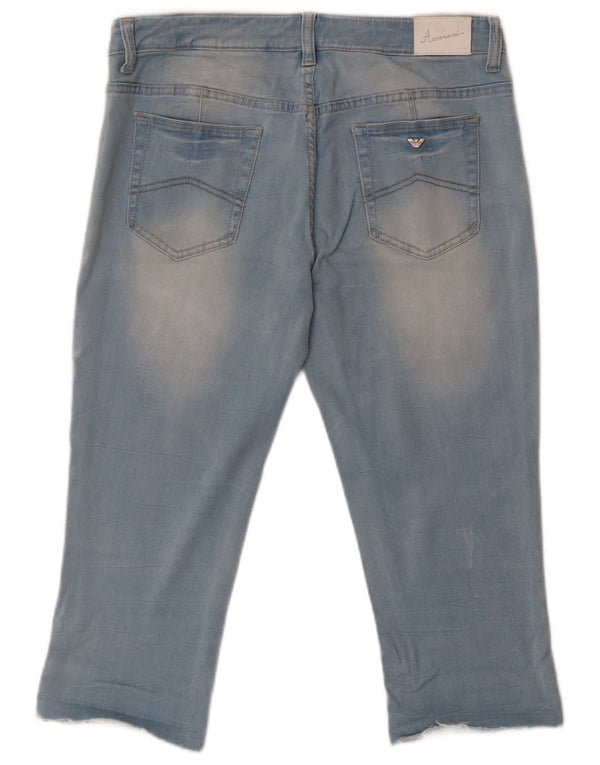 Jeans Capri slim fit per bambina Armani Junior 15-16 anni W32 L21 cotone blu