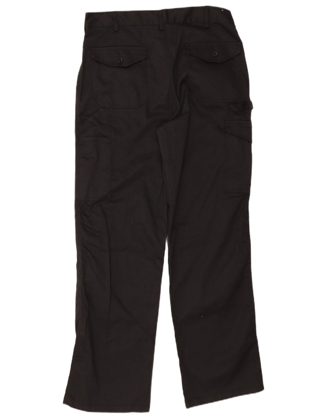 Dickies Pantaloni cargo dritti con grafica da uomo W32 L30 poliestere nero