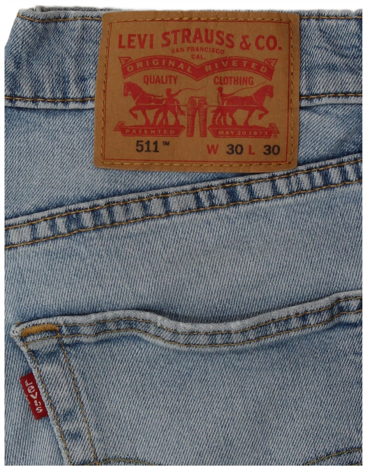 Jeans Levi's Uomo 511 Slim W30 L30 Cotone Blu