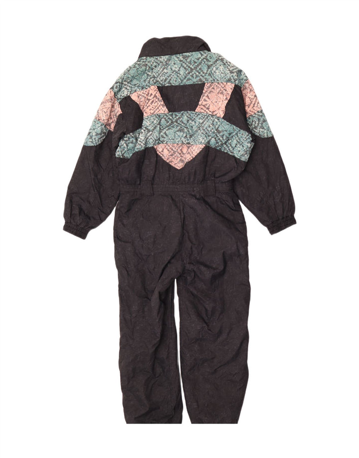 Tuta da sci da donna Fila IT 48 XL Colorblock nera