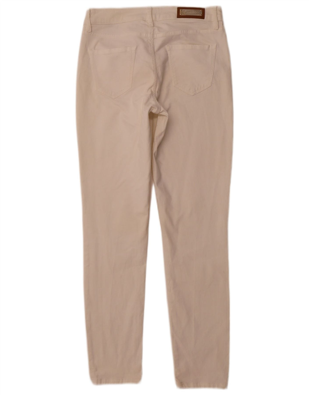 MASSIMO DUTTI Pantaloni casual skinny da donna EU 40 Medium W30 L29 Bianco