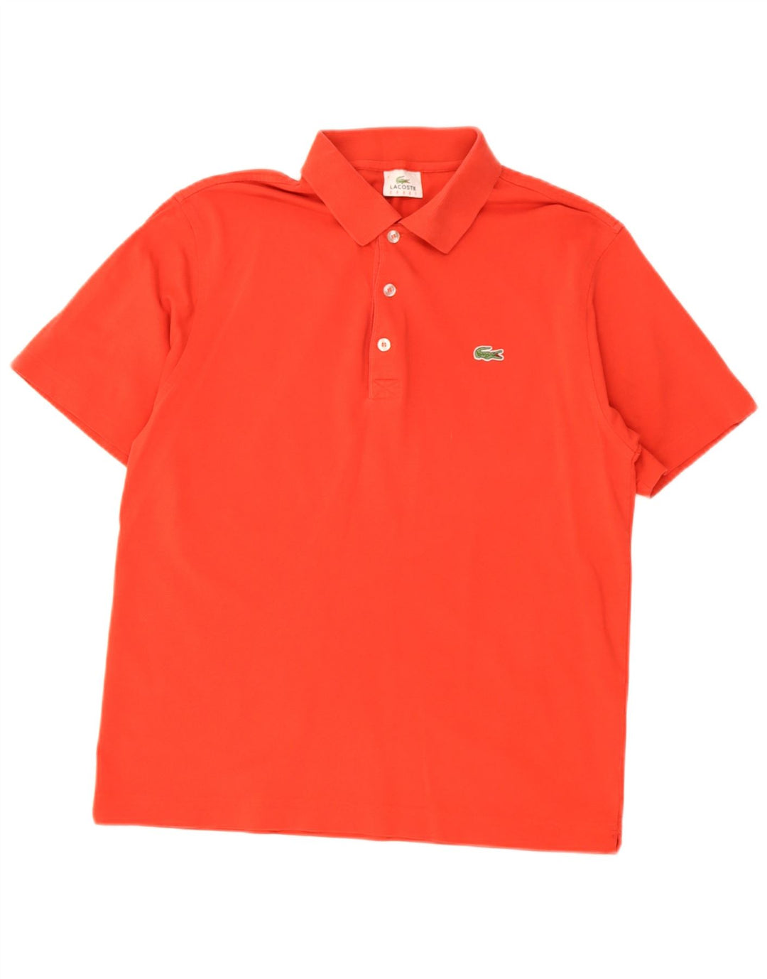 Polo da uomo Lacoste taglia 4 media in cotone rosso