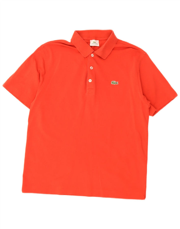 Polo da uomo Lacoste taglia 4 media in cotone rosso