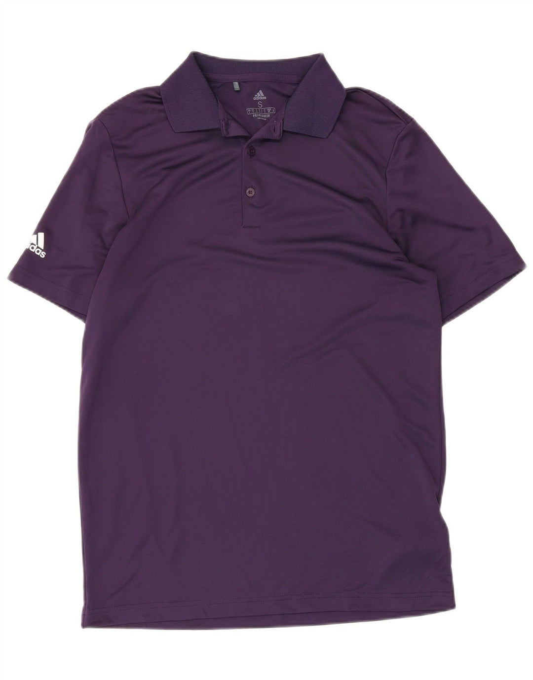 Polo ADIDAS da uomo Primegreen piccola viola in poliestere