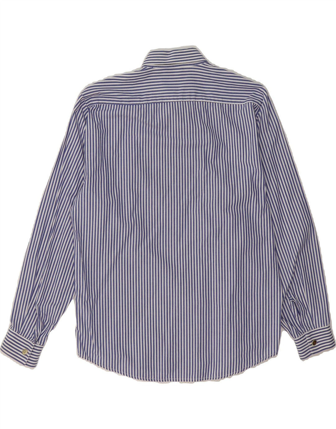 VINTAGE Womens Shirt UK 16 Large Blue Pinstripe Vintage Vintage and Second-Hand Vintage from Messina Hembry 