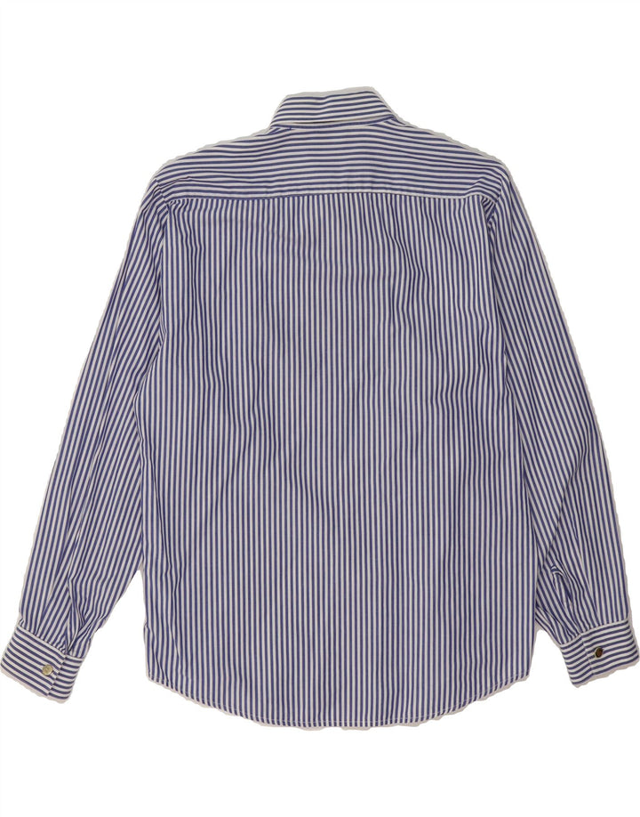 VINTAGE Womens Shirt UK 16 Large Blue Pinstripe Vintage Vintage and Second-Hand Vintage from Messina Hembry 