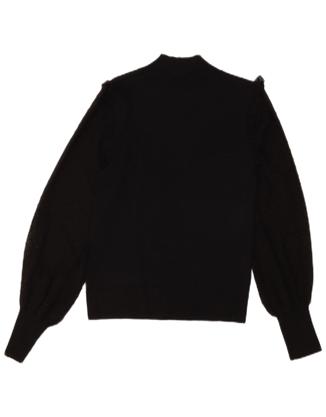 Topshop Maglione da donna con collo alto e collo alto UK 12 Viscosa nera media