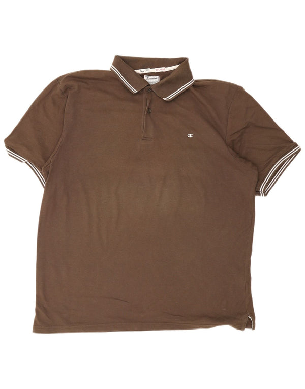 Polo Champion da uomo Easy Fit 3XL Marrone