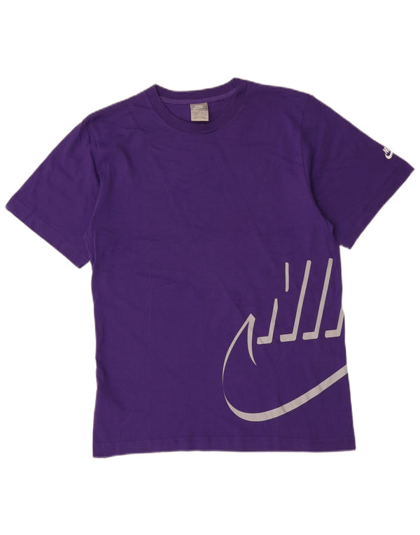 T-shirt grafica da uomo Nike Top UK 34/36 piccolo cotone viola
