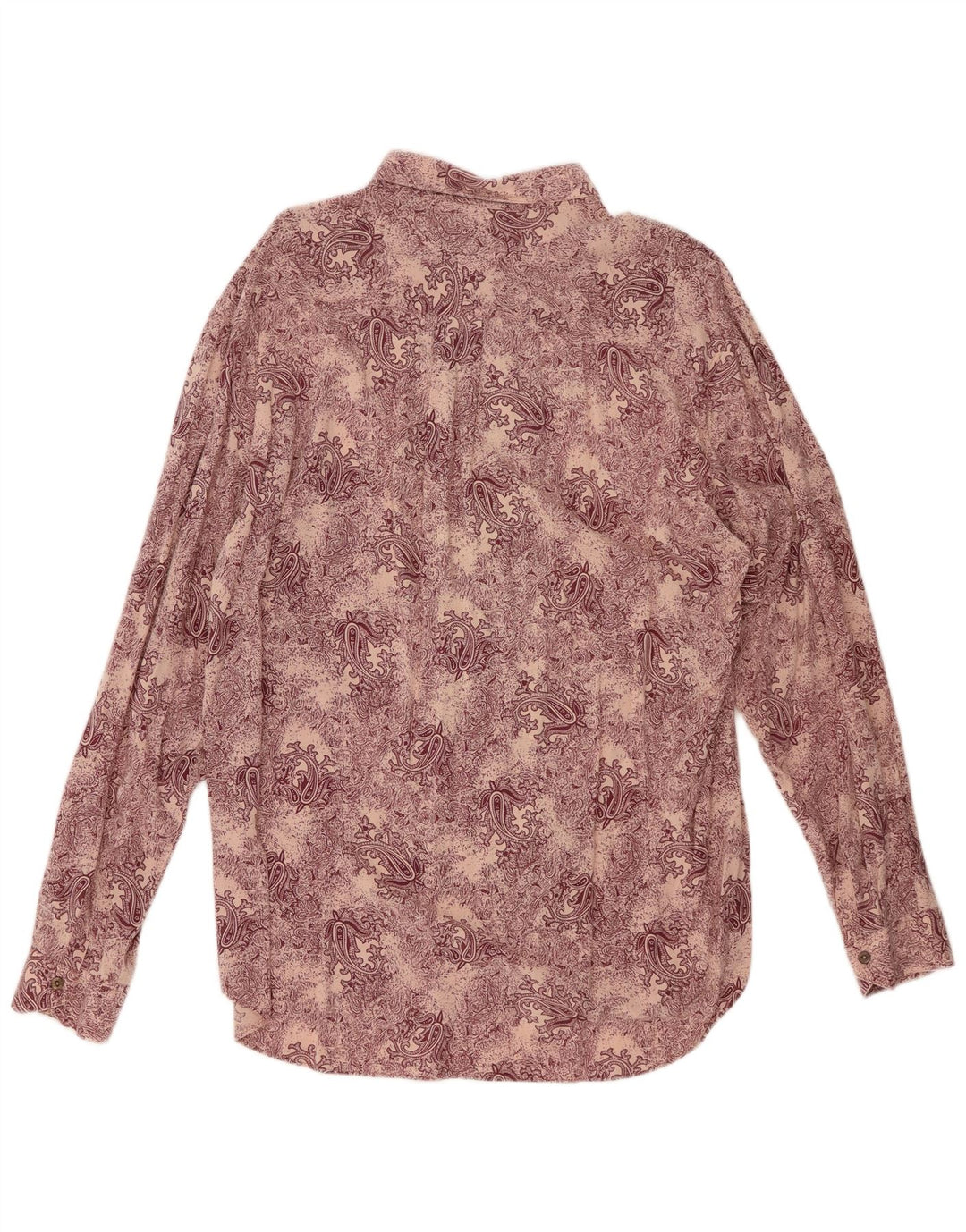 Camicia LEADER Uomo XL Viola Paisley Viscosa