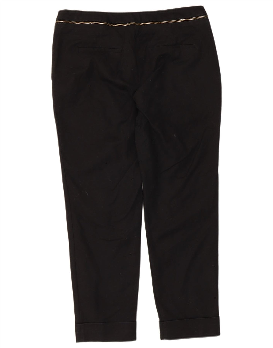 Pantaloni cropped da donna Zara EU 40 medi W30 L24 cotone nero