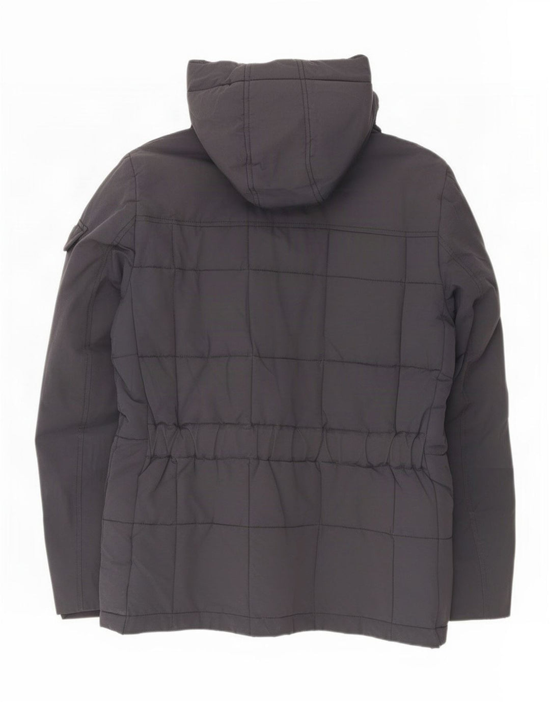 Giacca imbottita con cappuccio da uomo Woolrich UK 40 Large in nylon blu navy