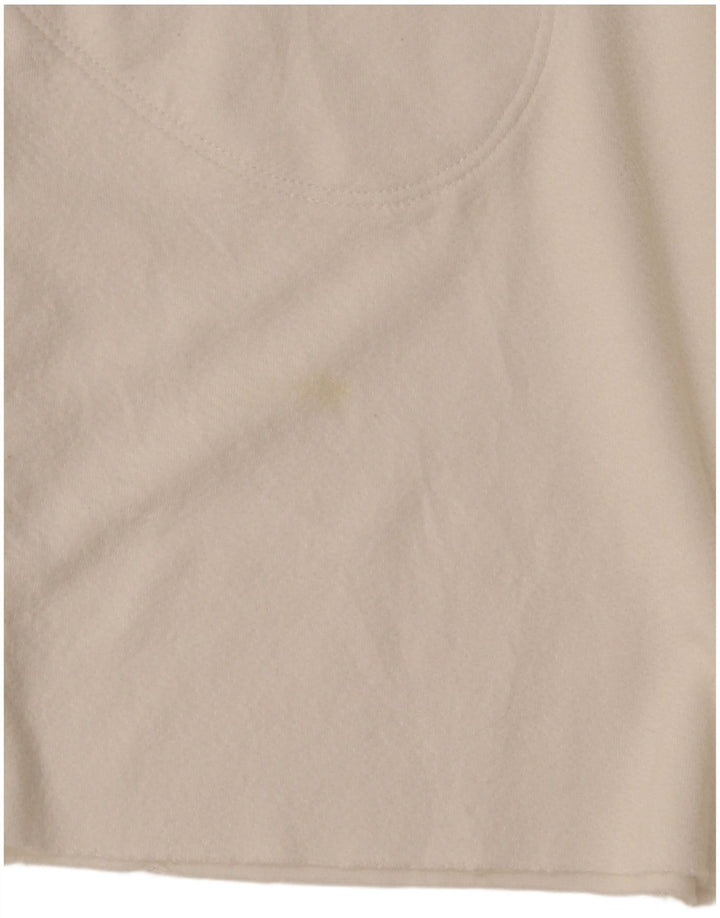 Abito T-shirt oversize da donna Zara UK 10 piccolo bianco
