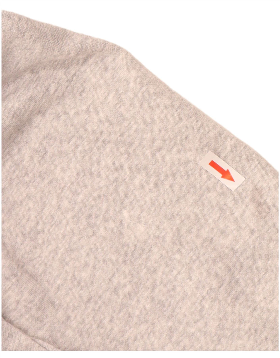 Felpa con grafica PUMA da donna, maglione UK 14, cotone screziato grigio medio