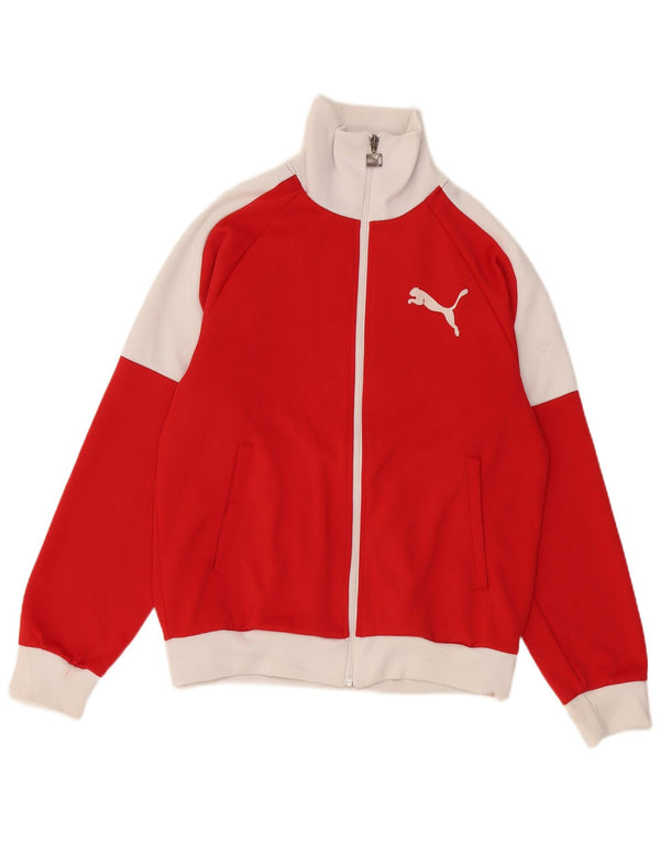 Giacca da ginnastica grafica per ragazze Puma 15-16 anni Rosso Colourblock