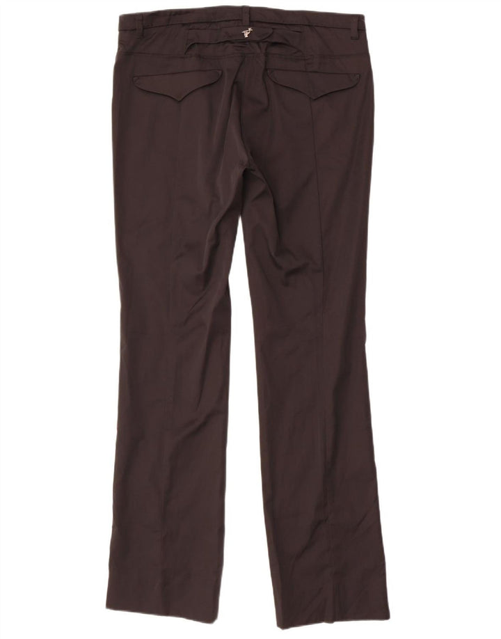 Pantaloni Casual Dritti Donna TRUSSARDI IT 46 Large W32 L31 Nero