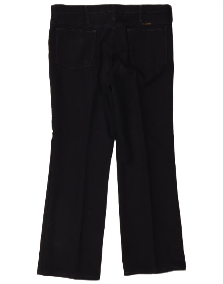 Pantaloni casual dritti da uomo Wrangler W36 L30 poliestere blu navy