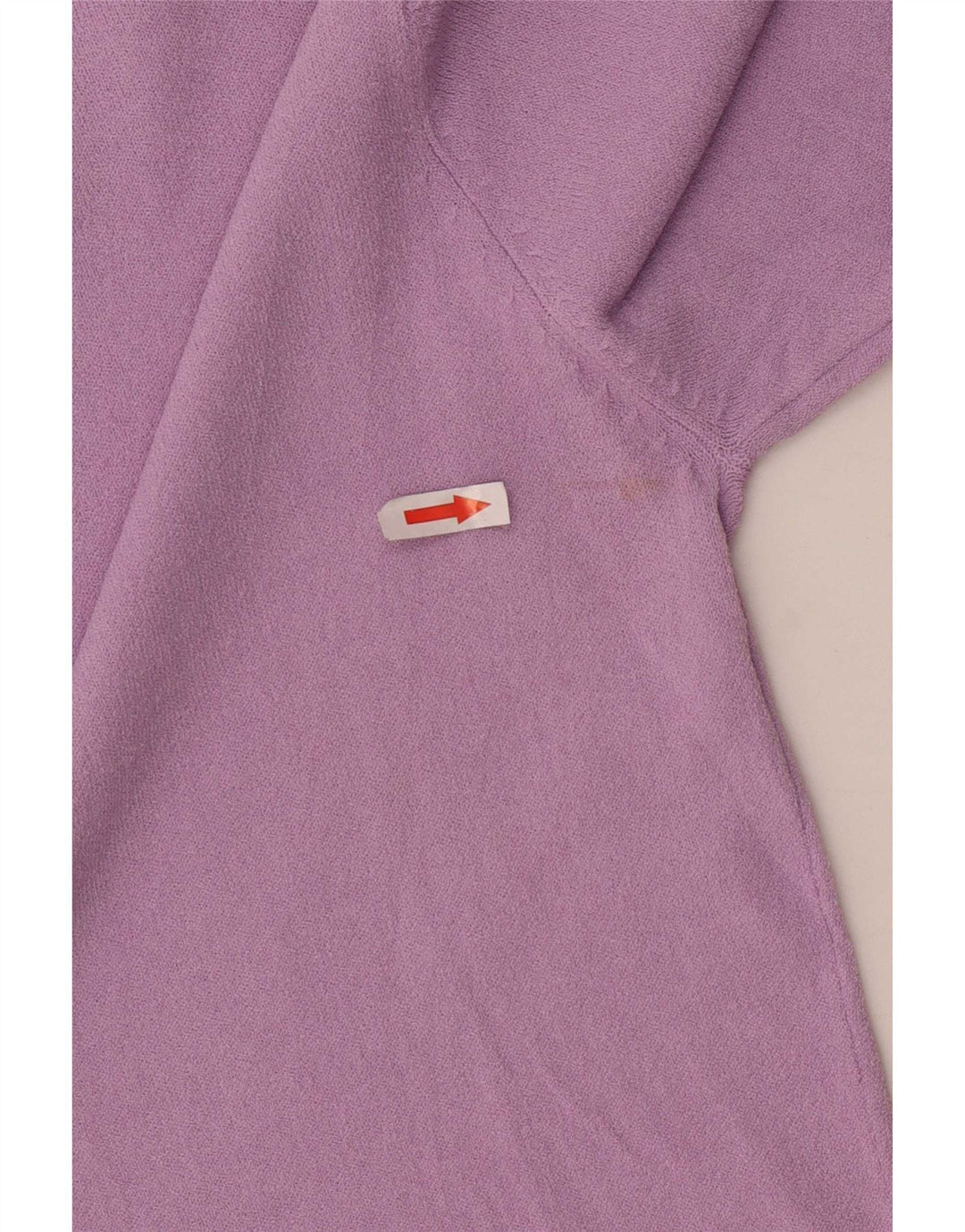 Top Zara da donna manica 3/4 UK 12 viscosa viola medio
