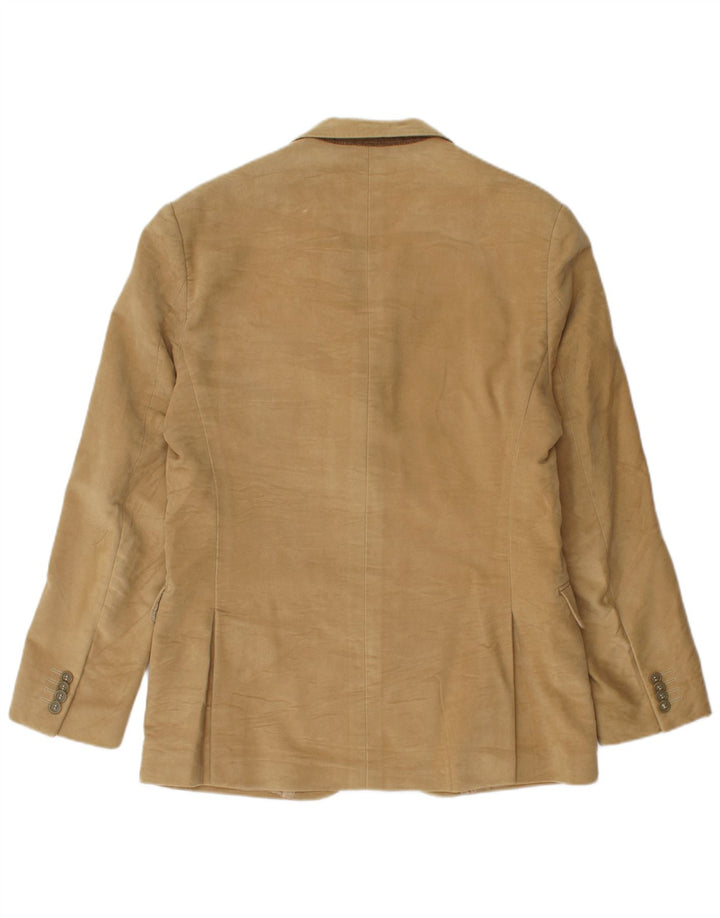 Giacca Blazer da Uomo a 3 Bottoni Boggi IT 50 Large in Cotone Beige