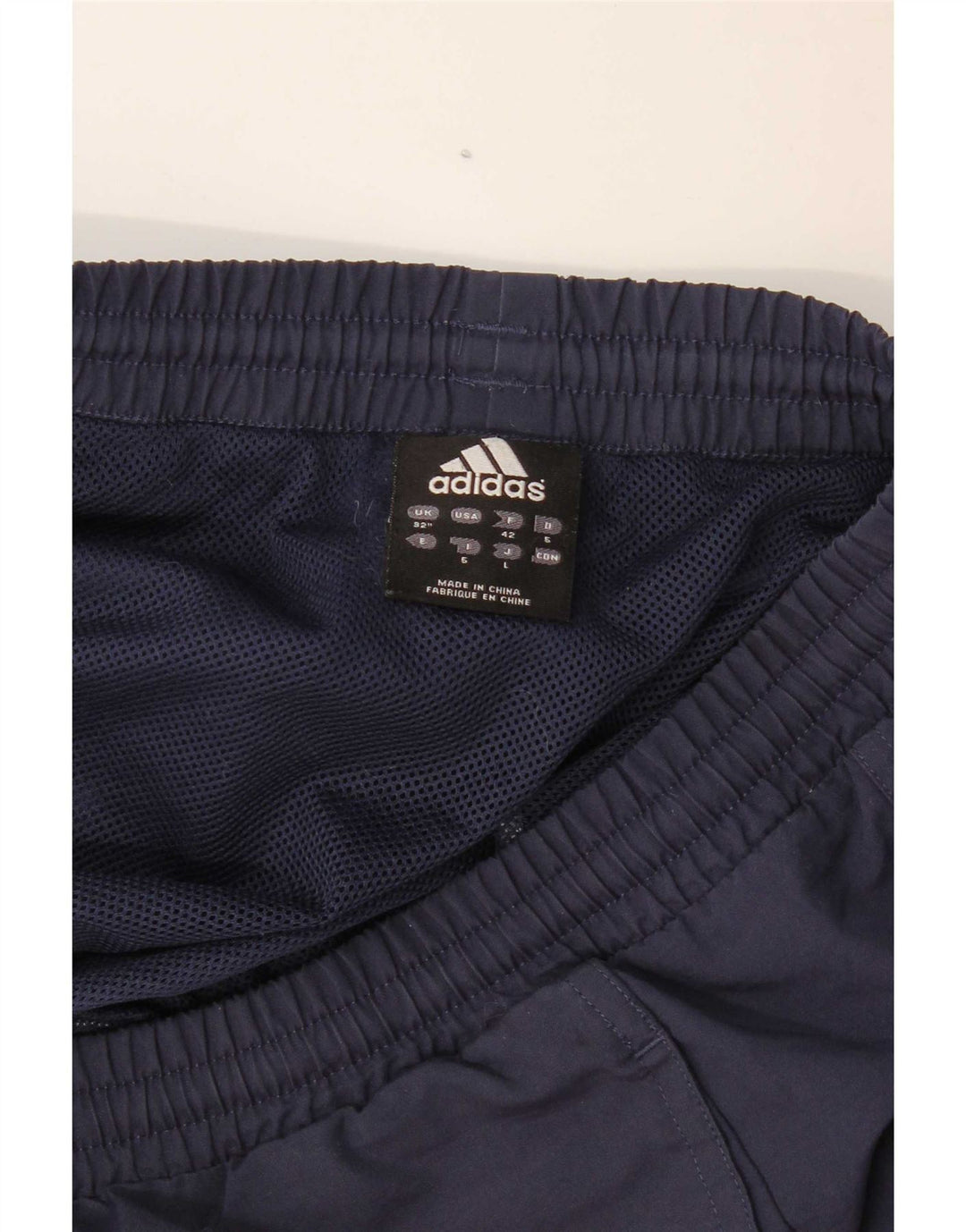 Pantaloncini sportivi Adidas da uomo grandi color block blu navy