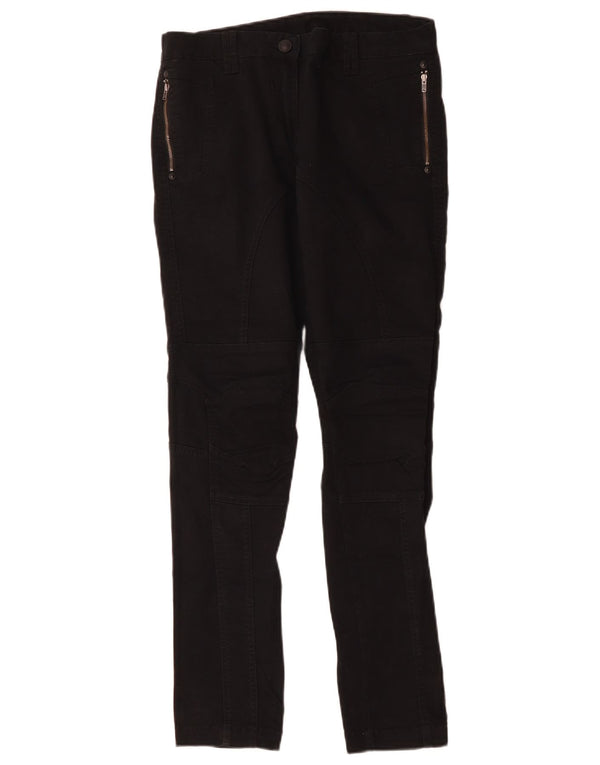 Jeans slim da donna Marks & Spencer UK 10 piccoli W30 L30 cotone nero