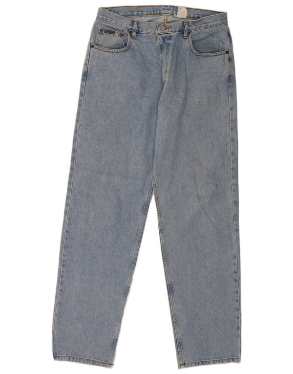 Jeans dritti da uomo Calvin Klein W32 L32 cotone blu