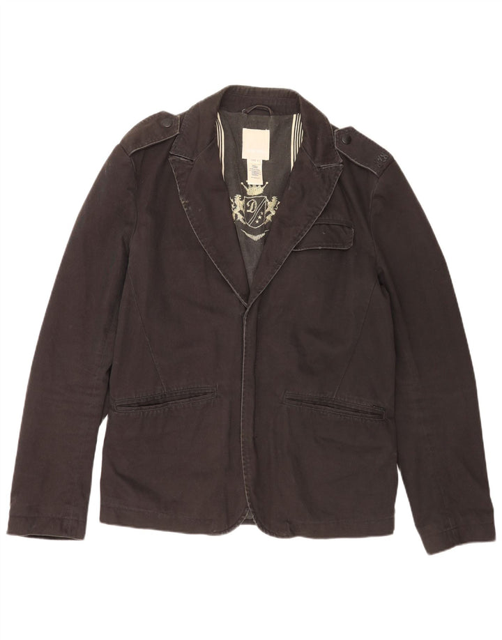 Giacca militare militare da uomo Diesel UK 40 grande nera