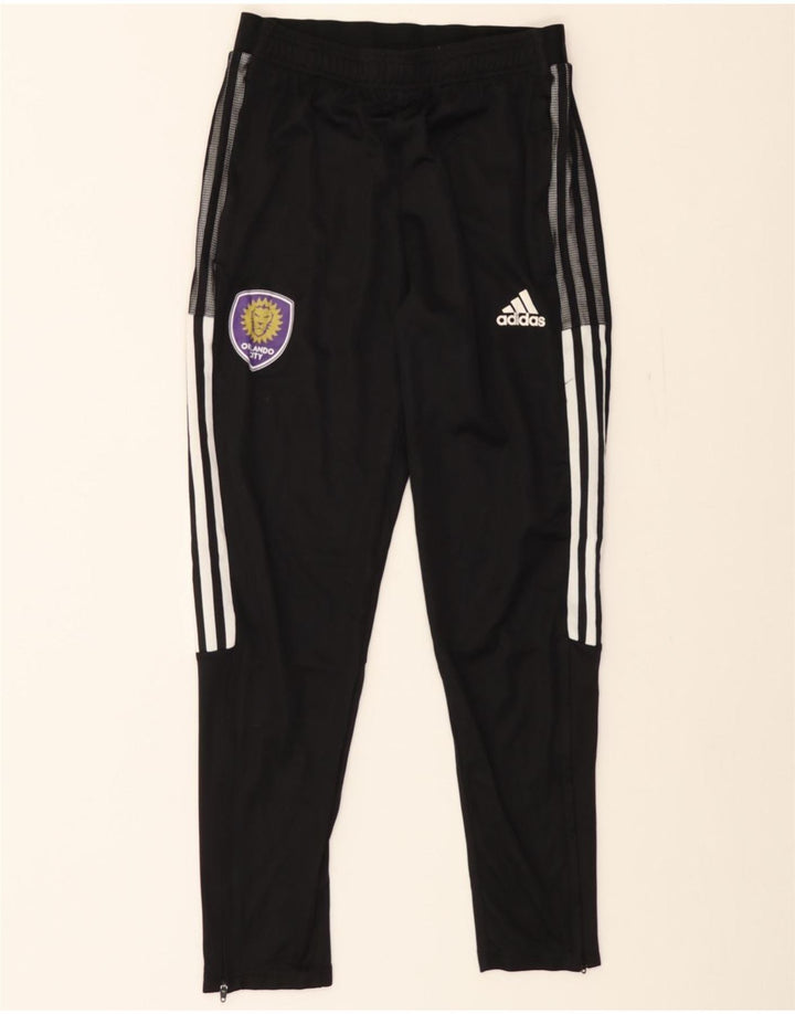 ADIDAS Womens Orlando Tracksuit Trousers UK 12 Medium  Black Polyester Vintage Adidas and Second-Hand Adidas from Messina Hembry 