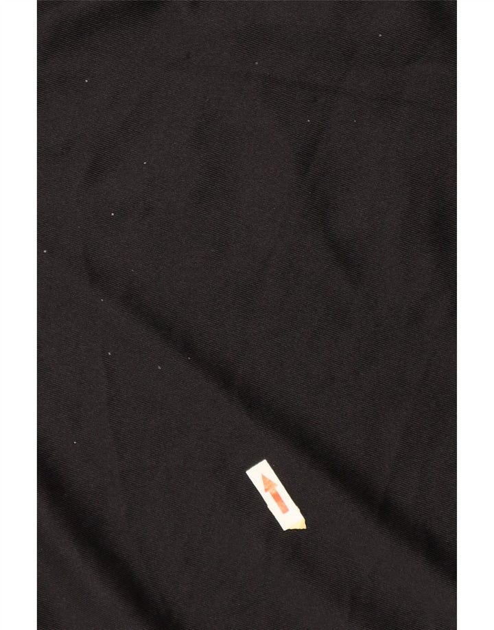 T-shirt grafica da uomo NIKE Top medio nero in poliestere