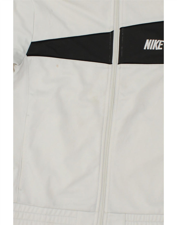 Giacca da tuta da ragazzo NIKE 10-11 anni color block bianco medio
