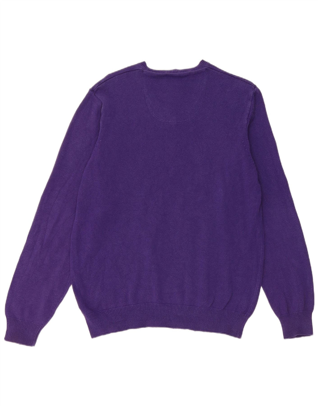 Maglione da uomo con scollo a V blu Harbour Marks & Spencer viola medio