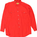MILLER & SIMONS Mens Shirt Size 41/42 Large Red Cotton Vintage Miller & Simons and Second-Hand Miller & Simons from Messina Hembry 