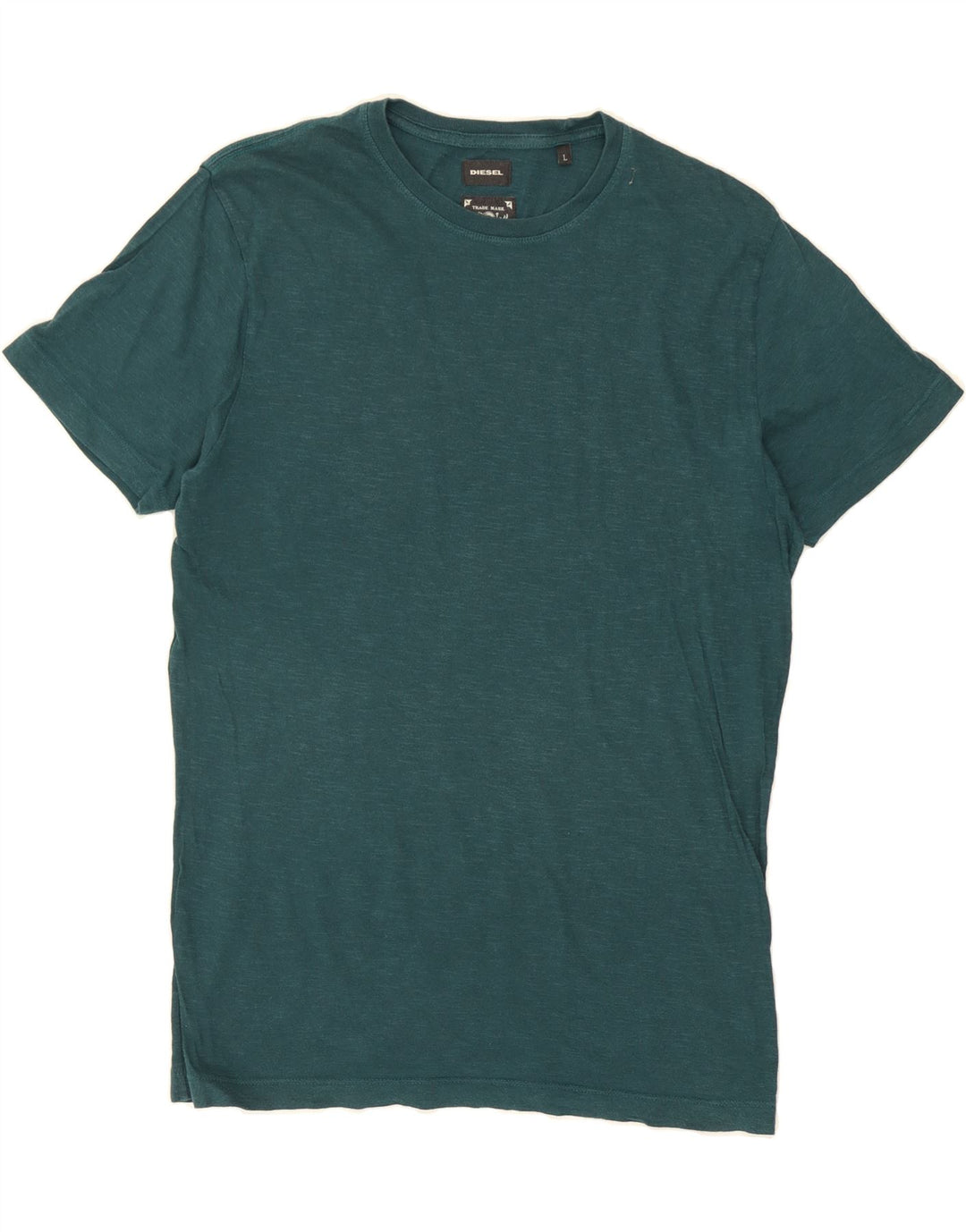 DIESEL Mens T-Shirt Top Large Green Flecked Vintage Diesel and Second-Hand Diesel from Messina Hembry 