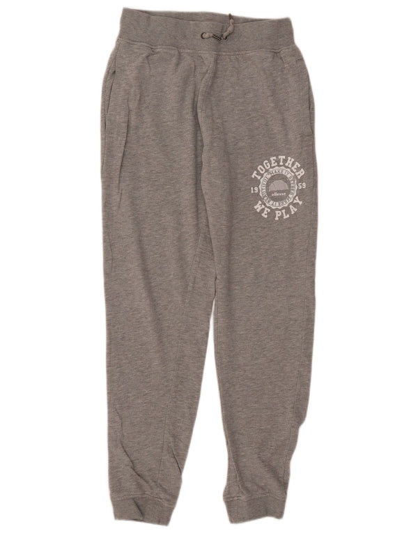 ELLESSE Pantaloni da tuta con grafica da uomo Joggers Grigio medio chiazzato