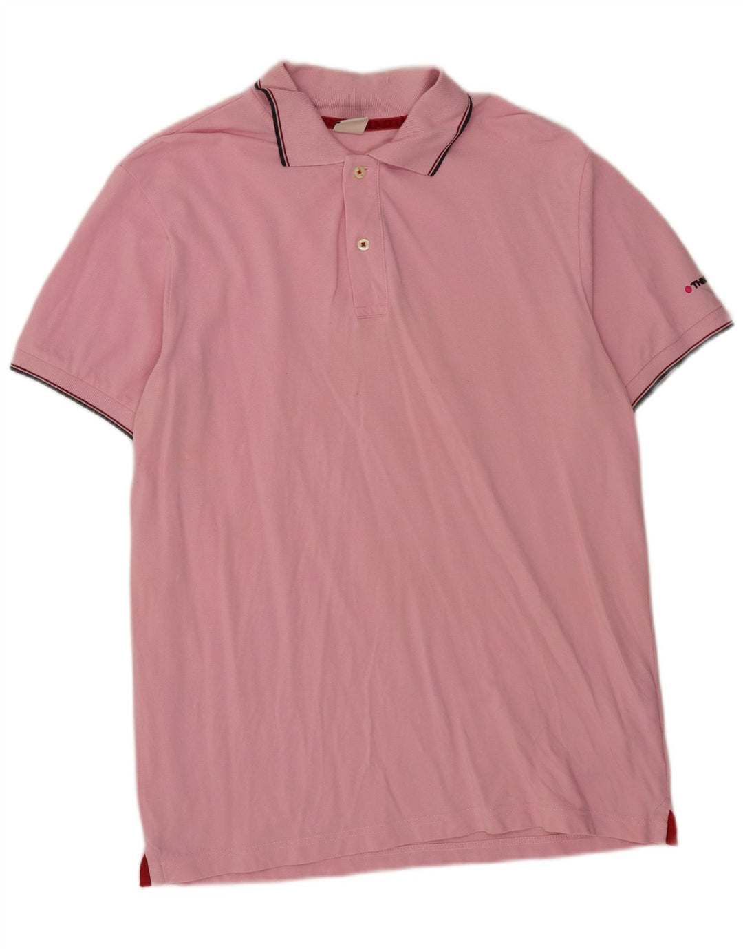 Polo da uomo Think Pink grande in cotone rosa