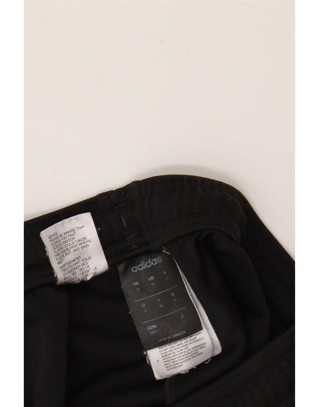 Pantaloni da tuta Adidas Climalite da uomo medio poliestere nero
