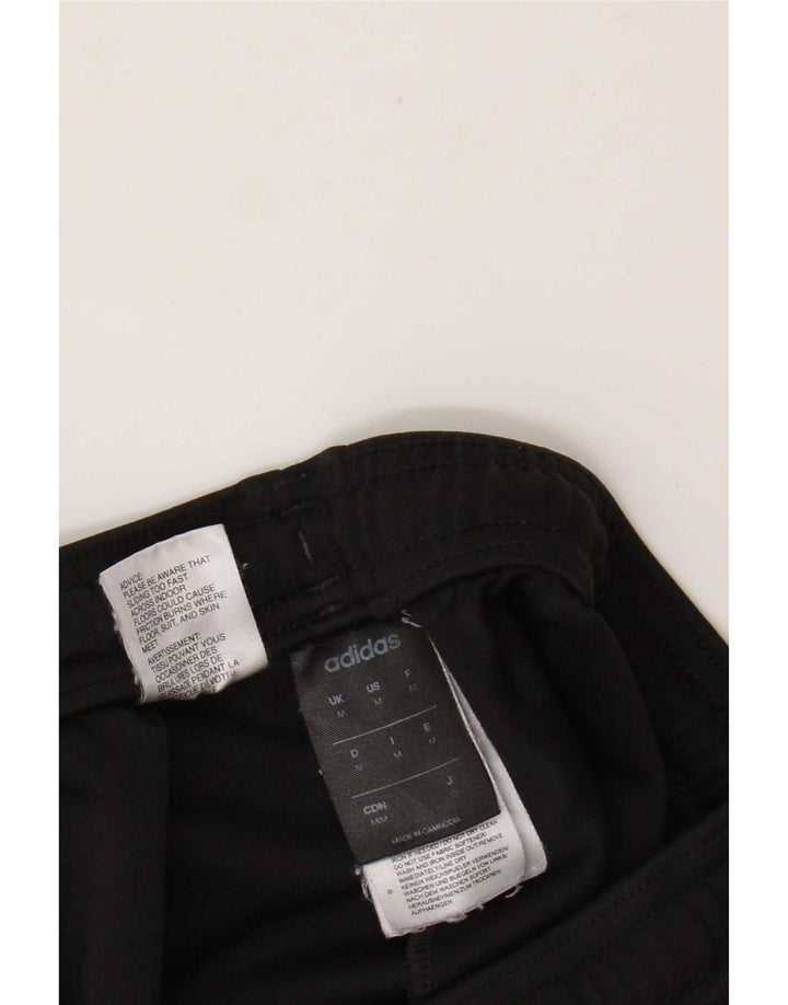 Pantaloni da tuta Adidas Climalite da uomo medio poliestere nero