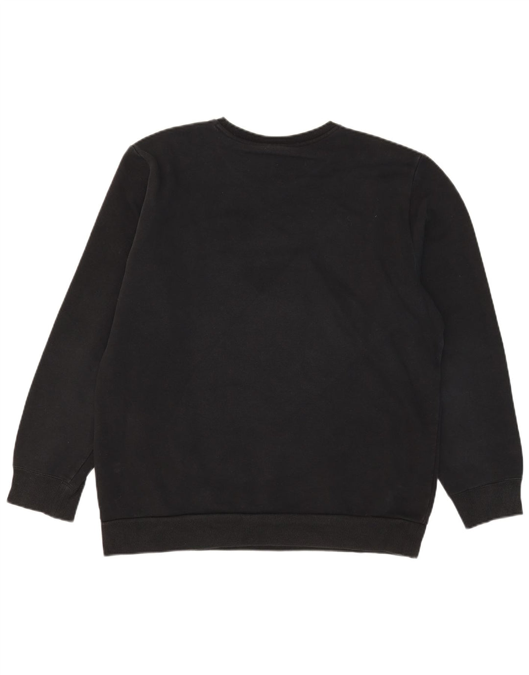 Felpa Adidas Uomo Maglione Grande Cotone Nero