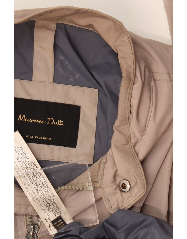 Giubbotto bomber da uomo Massimo Dutti UK 42 XL Nylon beige